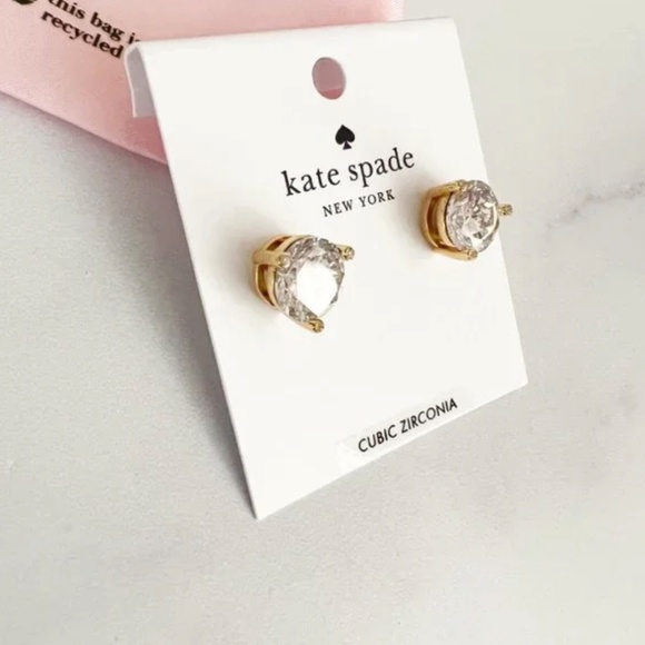 kate spade clear studs. - Picture 2 of 4